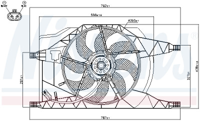 Ventilador, refrigeração do motor