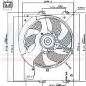 Ventilador, refrigeração do motor