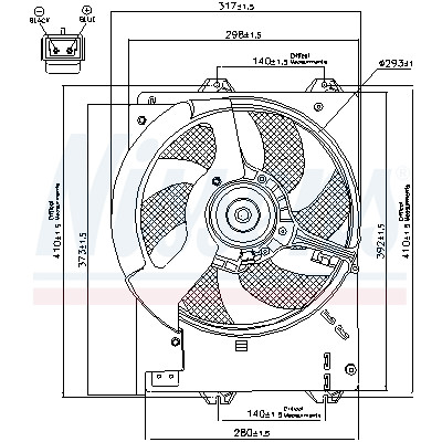 Ventilador, refrigeração do motor