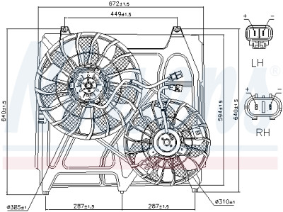 Ventilador, refrigeração do motor