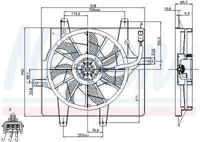 Ventilador, refrigeração do motor