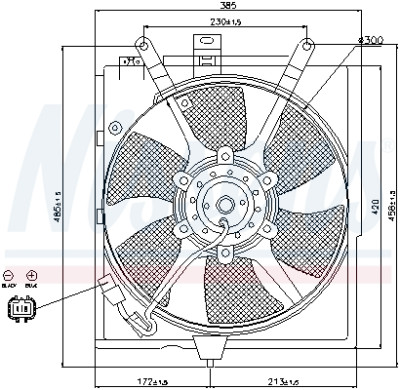 Ventilador, refrigeração do motor