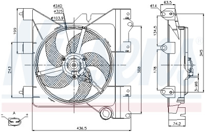 Ventilador, refrigeração do motor