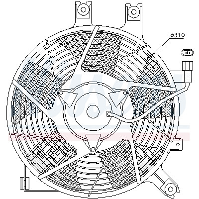 Ventilador, condensador do ar condicionado