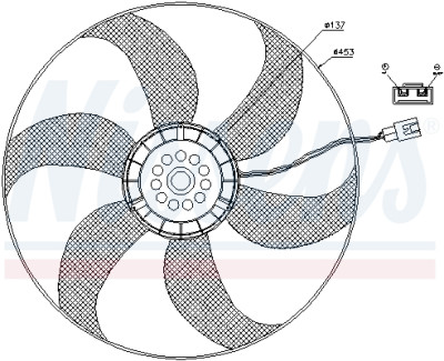 Ventilador, condensador do ar condicionado
