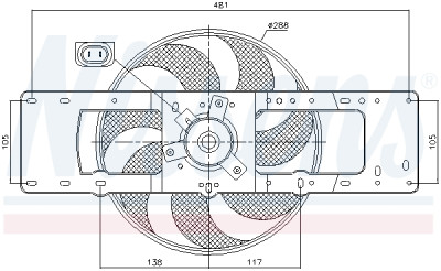 Ventilador, refrigeração do motor