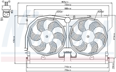 Ventilador, refrigeração do motor
