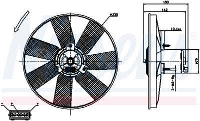 Ventilador, refrigeração do motor