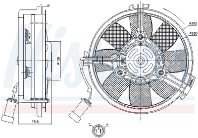 Ventilador, refrigeração do motor