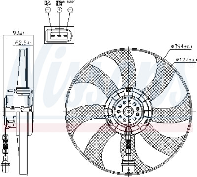 Ventilador, refrigeração do motor