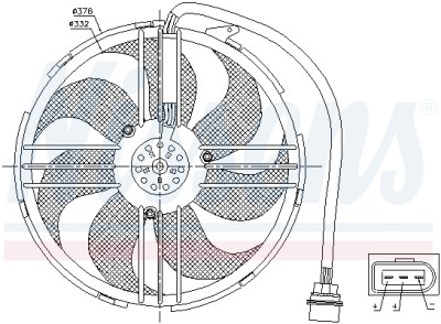 Ventilador, refrigeração do motor