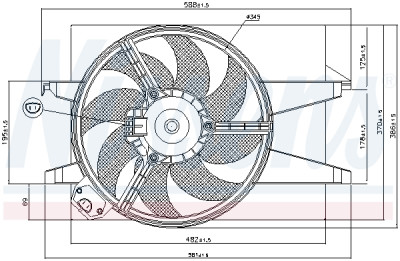Ventilador, refrigeração do motor