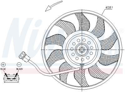 Ventilador, refrigeração do motor
