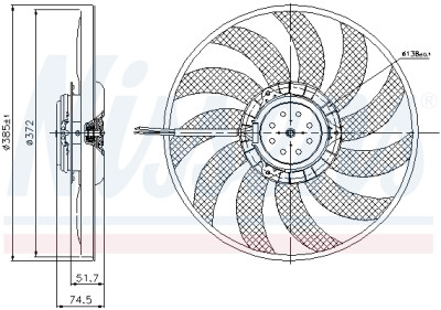 Ventilador, refrigeração do motor