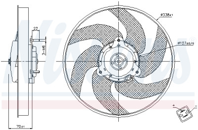 Ventilador, refrigeração do motor