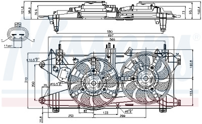 Ventilador, refrigeração do motor