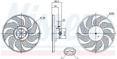 Ventilador, refrigeração do motor