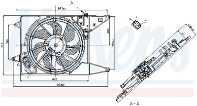 Ventilador, refrigeração do motor