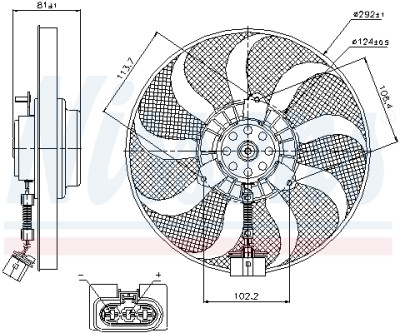 Ventilador, refrigeração do motor