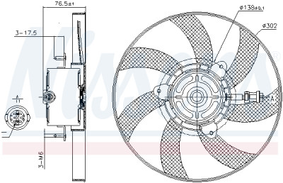 Ventilador, refrigeração do motor