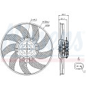Ventilador, refrigeração do motor
