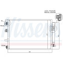 Condensador, ar condicionado NISSENS 940222