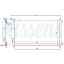 Condensador, ar condicionado NISSENS 94621