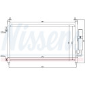 Condensador, ar condicionado NISSENS 94875