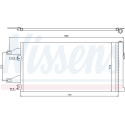 Condensador, ar condicionado NISSENS 94985