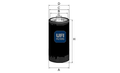 Filtro de óleo UFI 23.144.01