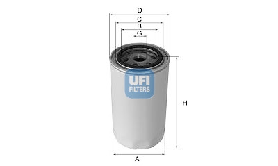 Filtro de óleo UFI 23.151.00