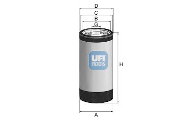 Filtro de óleo UFI 23.288.00
