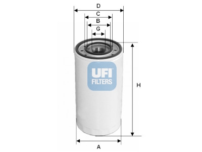 Filtro de óleo UFI 23.305.00