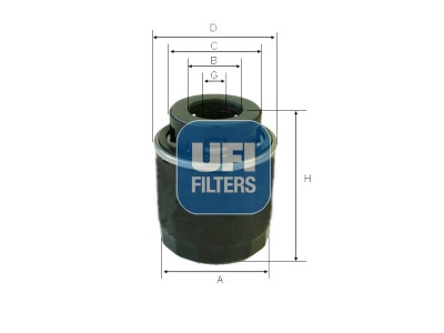 Filtro de óleo UFI 23.494.00