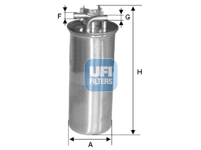 Filtro de combustível UFI 24.001.00