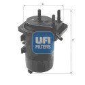 Filtro de combustível UFI 24.014.00