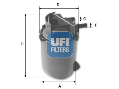 Filtro de combustível UFI 24.061.01