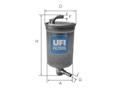 Filtro de combustível UFI 24.072.00