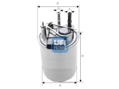 Filtro de combustível UFI 24.080.00