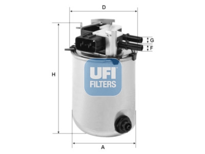 Filtro de combustível UFI 24.095.01