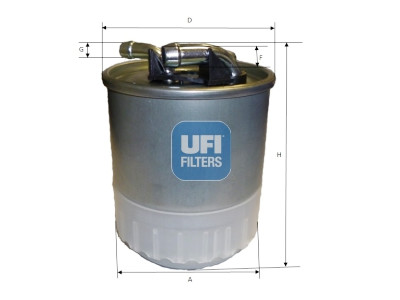 Filtro de combustível UFI 24.107.00