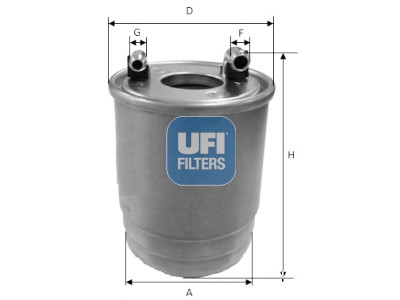 Filtro de combustível UFI 24.112.00