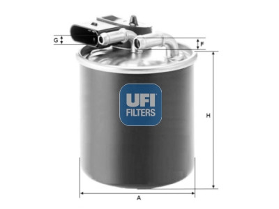 Filtro de combustível UFI 24.150.00