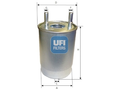 Filtro de combustível UFI 24.186.00