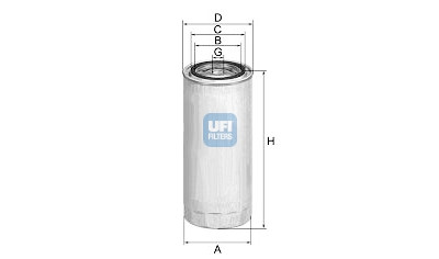 Filtro de combustível UFI 24.323.00