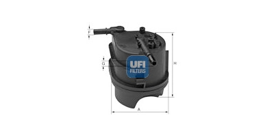 Filtro de combustível UFI 24.343.00