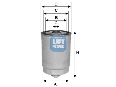 Filtro de combustível UFI 24.350.00