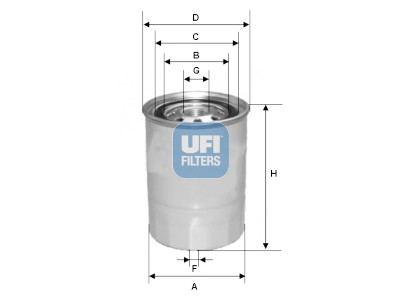 Filtro de combustível UFI 24.368.00
