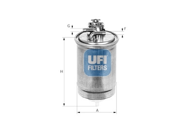 Filtro de combustível UFI 24.391.00