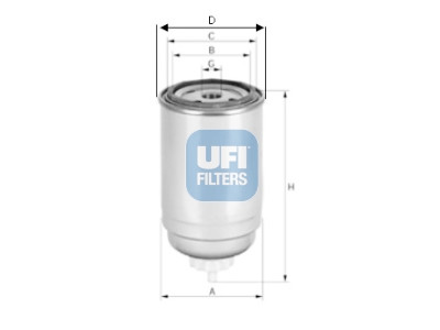 Filtro de combustível UFI 24.399.00